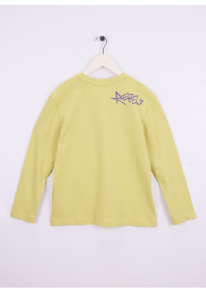 Baskılı Hardal Erkek Çocuk T-Shirt 3TAMC10PV fiyatları