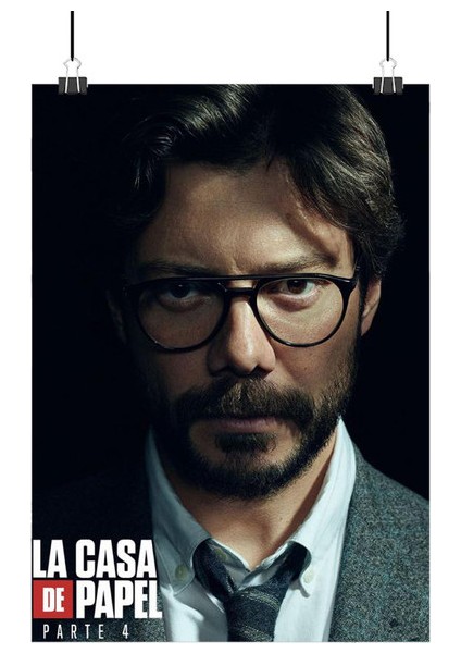 El Profesör Poster1 - Retro Duvar Dekoru