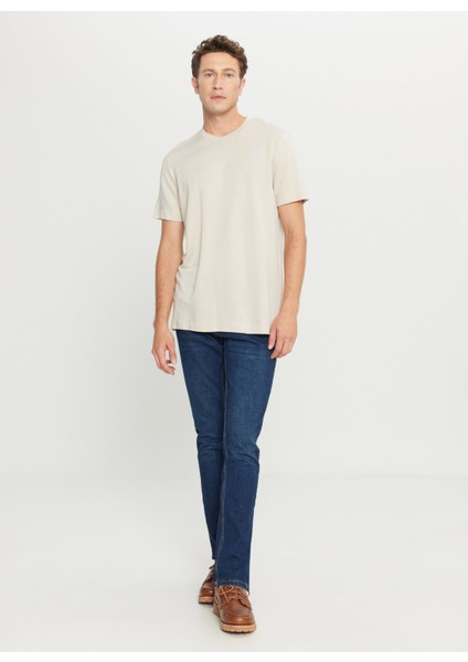 Bisiklet Yaka Bej Erkek T-Shirt ACE091261559_BEJ fiyatları