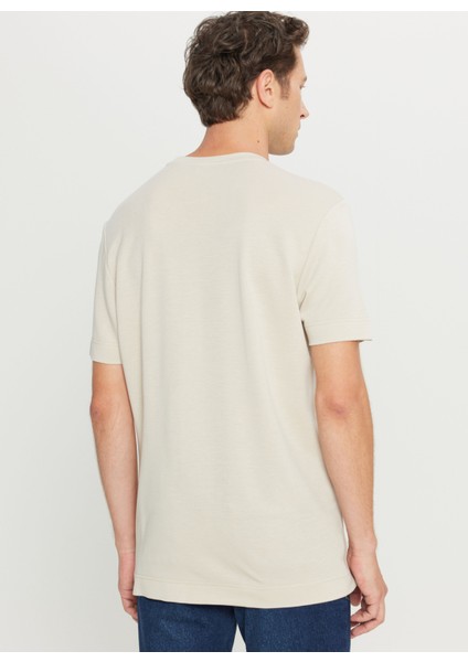 Bisiklet Yaka Bej Erkek T-Shirt ACE091261559_BEJ indirimleri