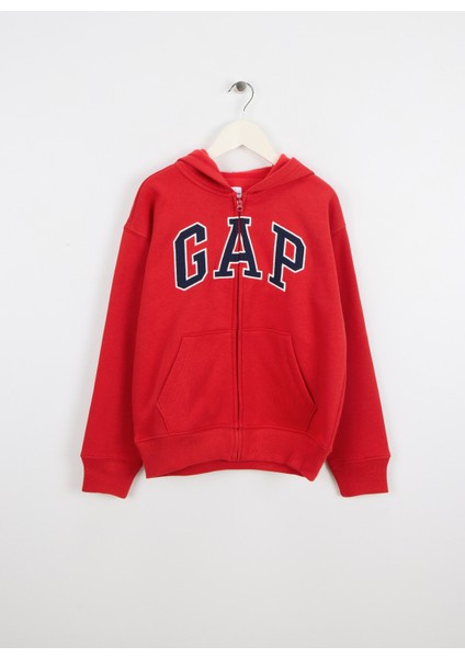 Baskılı Erkek Çocuk Kırmızı Sweatshırt 645416001