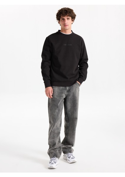 Yuvarlak Yaka Siyah Erkek Sweatshırt 261 Lcm 241042 Dorres Siyah fiyatları
