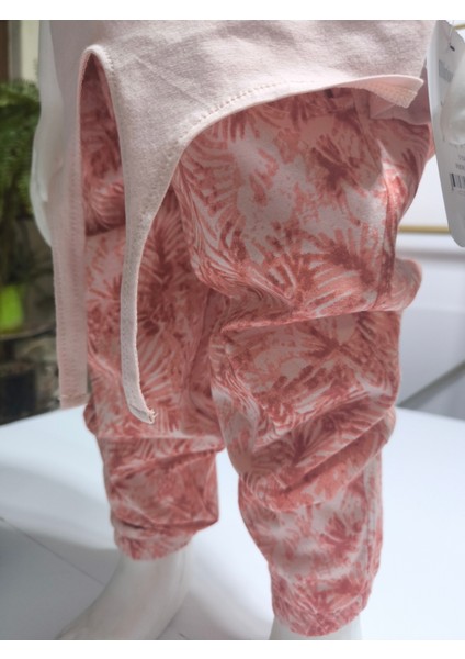 Kız Çocuk Pantolon Tişört Takım %100 Pamuk Nefes Alan Rahat Tarz Tasarım Cepli