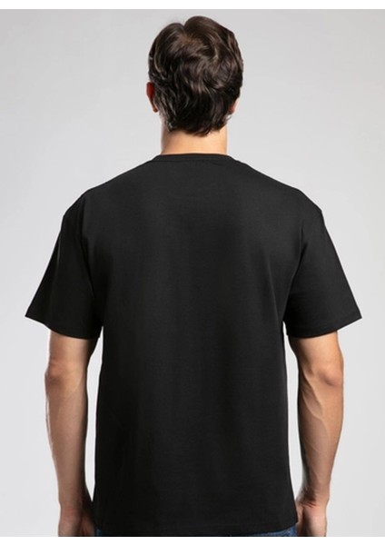 Yuvarlak Yaka Siyah Erkek T-Shirt 261 Lcm 242003 West Siyah fırsatları