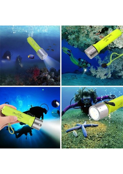 El Feneri Süper Parlak LED Darbeye Dayanıklı Su Geçirmez Su Altı fiyatları