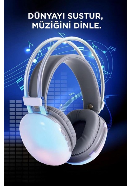 Kablosuz Rgb Işıklı Kulak Üstü Bluetooth Kulaklık fiyatları