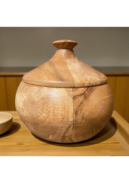 🌸✨ El Yapımı Erik Ağacından Ahşap Şekerlik indirimleri