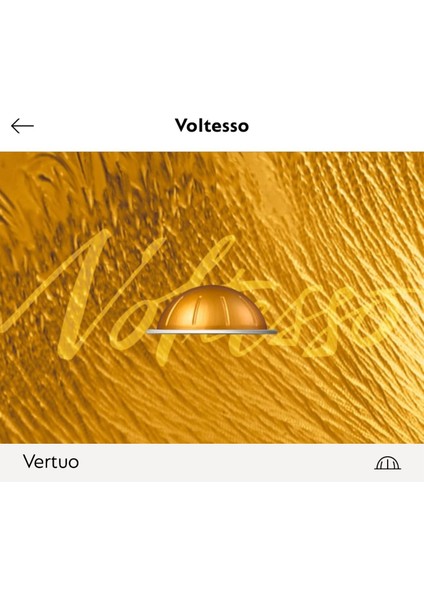 Voltesso Vertuo Kapsül Kahve 10 Lu (Vertuo Makineler Için Uygundur)
