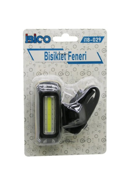 Bisiklet Feneri Pilli 4 Fonksiyonlu= Renkli - Beyaz - 2 Sitil Sinyalli Işık (5324)