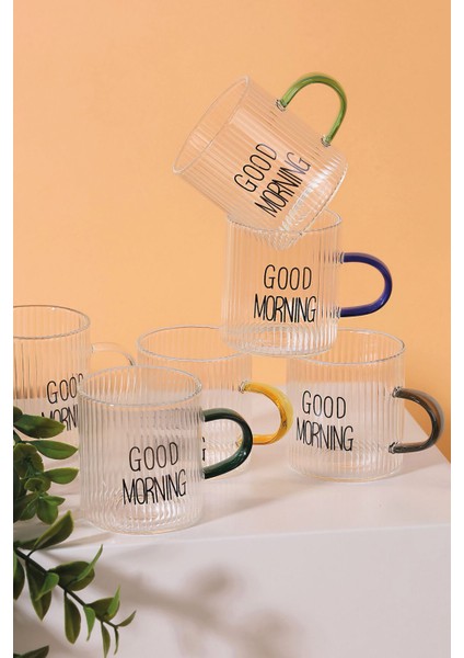 3 Adet Arow Winsome Kulplu Cam Bardak 6'lı 10 ml fiyatları