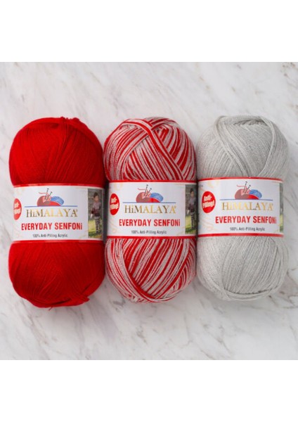 Everyday Senfoni Örgü İplik Seti - 3'lü Paket-71022
