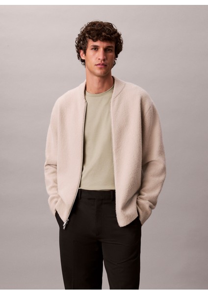 Bisiklet Yaka Normal Kahve Erkek Kazak LV04LD309GNSU_LS Bomber Cashmere Bl fiyatları