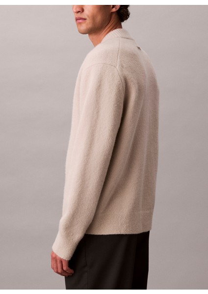 Bisiklet Yaka Normal Kahve Erkek Kazak LV04LD309GNSU_LS Bomber Cashmere Bl fırsatları