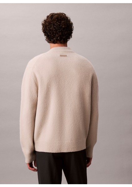 Bisiklet Yaka Normal Kahve Erkek Kazak LV04LD309GNSU_LS Bomber Cashmere Bl indirimleri