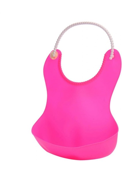 Çocuk Bebek Mama Önlüğü Dökülme Engelleyici Bükülebilir Pembe (5324) modelleri