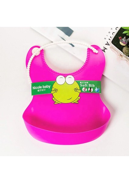 Çocuk Bebek Mama Önlüğü Dökülme Engelleyici Bükülebilir Pembe (5324) fırsatları