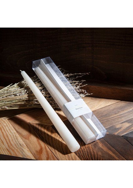 Vanilla 2'li Şamdan Mum