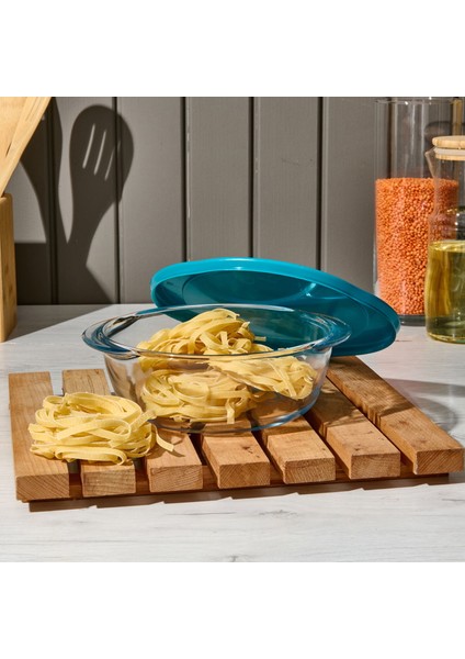 Cook Store Yuvarlak Kapaklı Saklama Kabı - 1,1 Lt