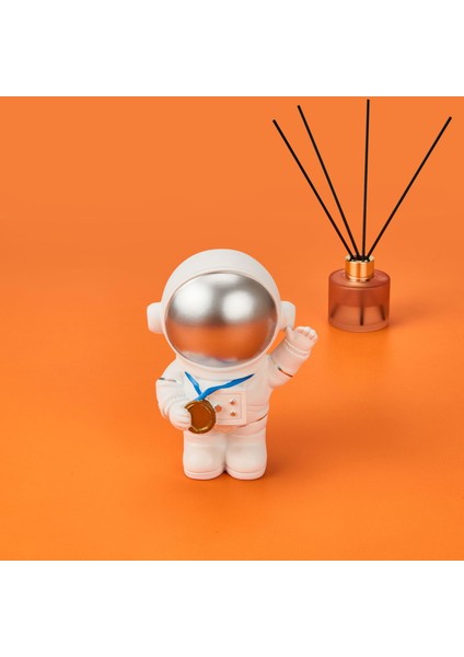 Madalyalı Astronot Dekor - Asorti - 12X7 cm