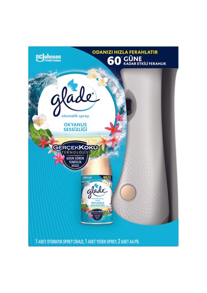 Otomatik Sprey Kit Okyanus Sessizliği 269ML 3 Adet