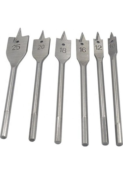 Ağaç Delici Kelebek Yaprak Matkap Uç Seti Ahşap 6'lı