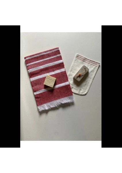 Gelin Hamamı Seti, Premium Peştemal , Ponza Topuk Taşı, Doğal Zeytinyağı Sabun, Kese 4lü Set fırsatları