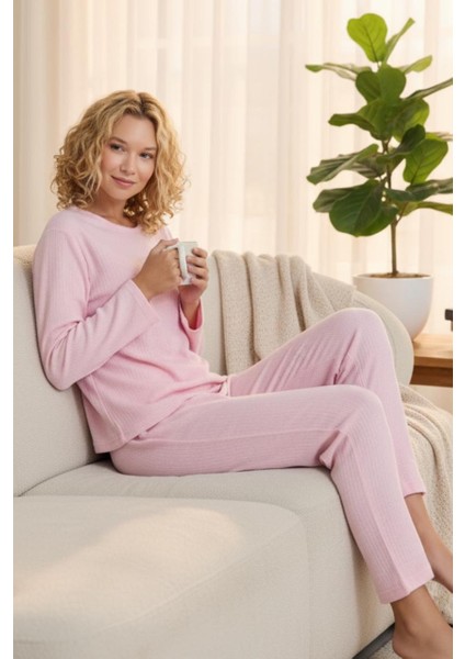 Raporlu %100 Pamuk Kışlık Kadın Ev Giyim Takımı | Kadın Pijama Takımı
