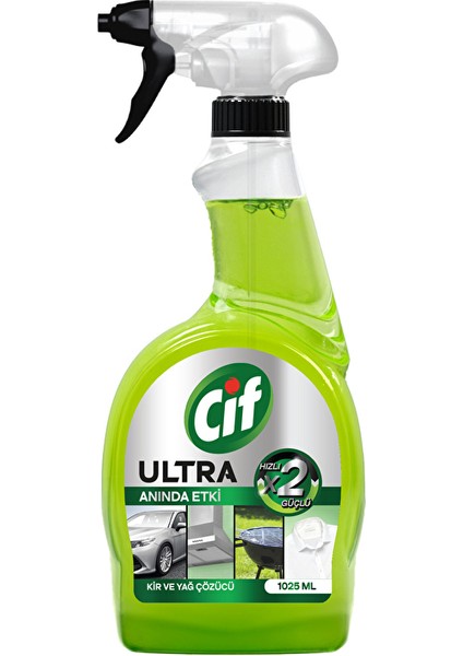 2 Adet Cif Sprey Ultra Anında Etki 1025 ml
