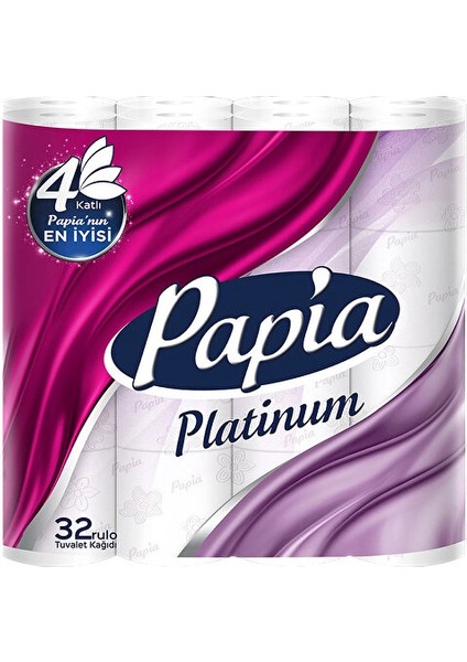 2 Adet Papia Tuvalet Kağıdı Platinum 32'li fiyatları