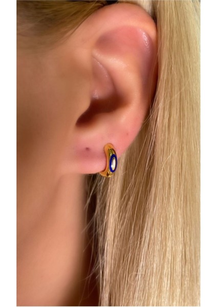 Mineli Nazar Halka Küpe fiyatları