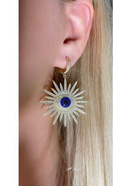 Lacivert Sunshıne Küpe modelleri