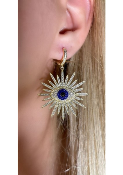 Lacivert Sunshıne Küpe fırsatları