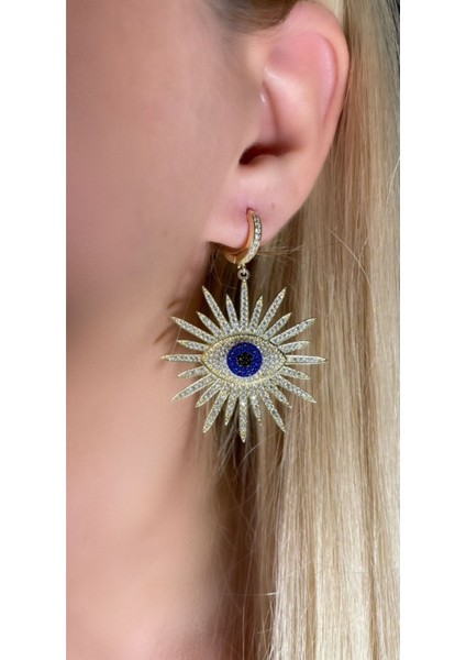 Lacivert Sunshıne Küpe indirimleri