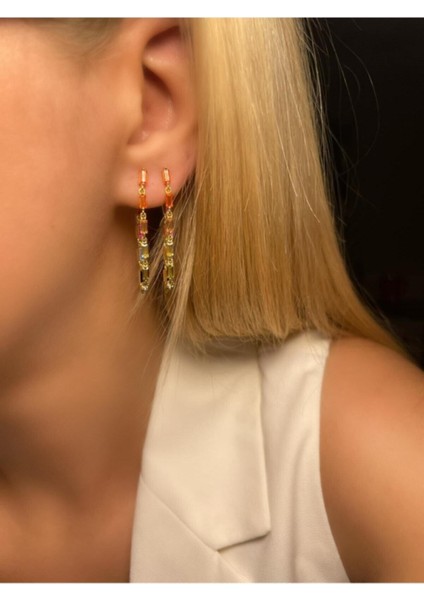 Rainbow Baget Küpe modelleri