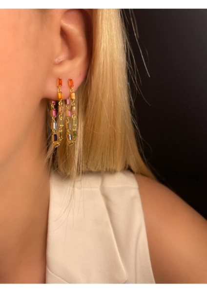 Rainbow Baget Küpe fırsatları