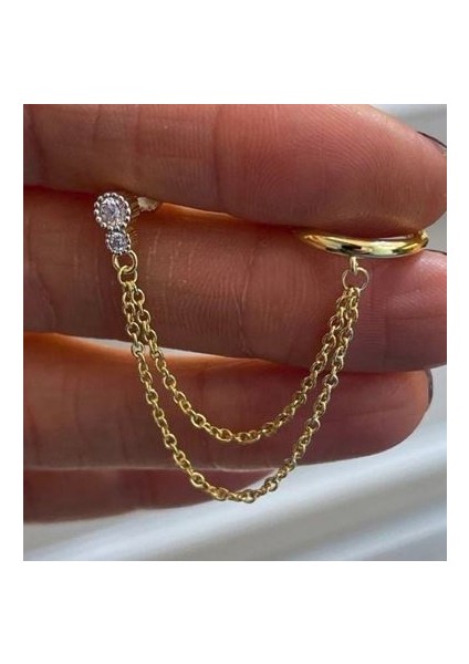 Ithal Kuşgözü Taşlı Kıkırdak Küpe fırsatları