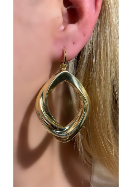 Ithal Oval Klasik Tarz Büyük Küpe fırsatları