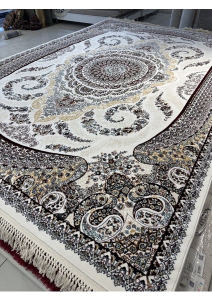 Historia 12038A Milyon Point Üst Kalite Krem Göbekli Klasik Iran Halısı Avangard Salon Halısı Modern fiyatları