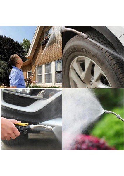 Zhltools Bahçe Sulama Araç Oto Yıkama Temizlik Tazyikli Su Püskürtme Basınçlı Hortum Ucu Aparatı fiyatları