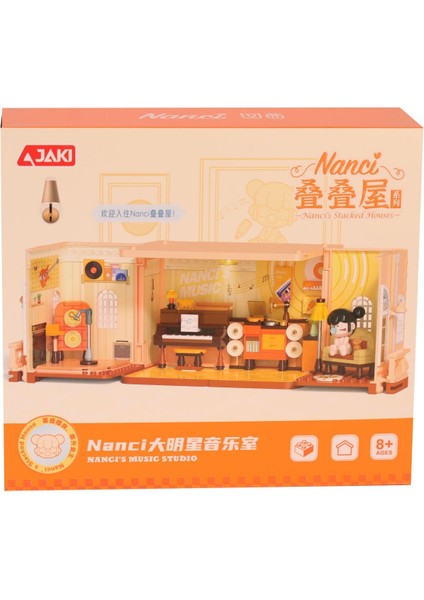 HK133 Jaki Büyük Yıldız Müzik Odası 256 Parça Block Oyuncak