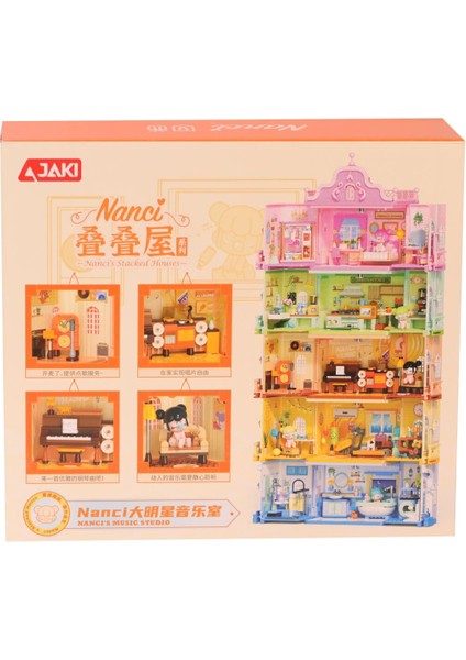 HK133 Jaki Büyük Yıldız Müzik Odası 256 Parça Block Oyuncak fiyatları