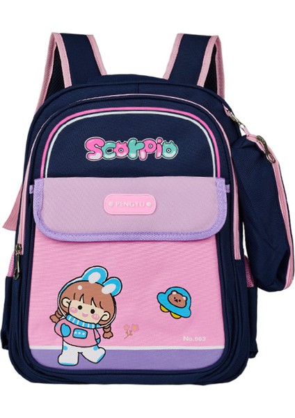 Yeni 5 Çocuk Sırt Çantası Büyük Kapasiteli Çocuk Eğlenceli Sevimli Omuz Çantası Moda Ilkokul Öğrencileri Için Okul Çantasının Rengine Çarptı (Yurt Dışından)