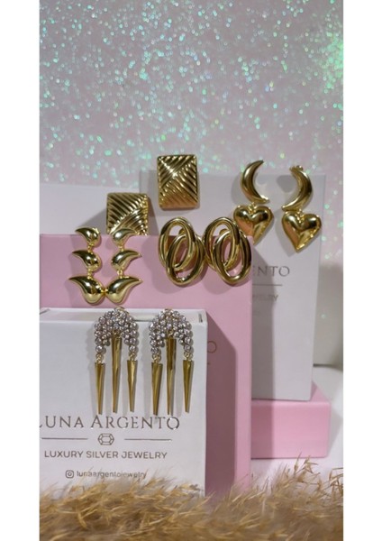 3'lü Damla Model Küpe ( Farklı Renk Mevcut) fırsatları