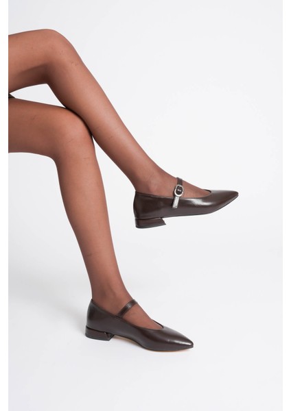 Htiderem Kadın Acı Kahve Günlük Kısa Topuklu Ayakkabı fırsatları
