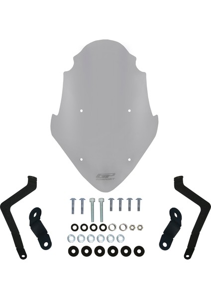 Bajaj Pulsar Ns 400 Z 2025 Uyumlu Ön Tur Camı Füme 46 cm fırsatları