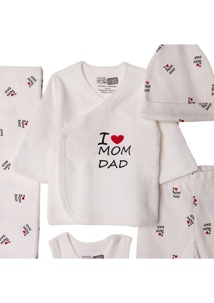 Unisex 10LU Hastane Çıkışı Interlok V Yaka Uzun Kol Patikli Paça modelleri