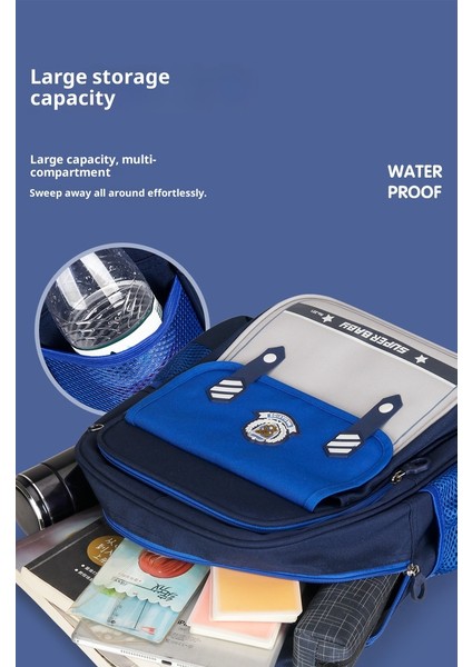 Yeni 5 Çocuk Sırt Çantası Büyük Kapasiteli Çocuk Eğlenceli Sevimli Omuz Çantası Moda Ilkokul Öğrencileri Için Okul Çantasının Rengine Çarptı (Yurt Dışından) indirimleri