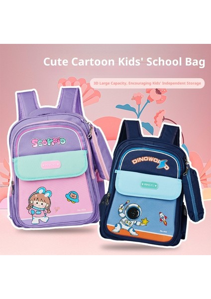 Yeni 5 Çocuk Sırt Çantası Büyük Kapasiteli Çocuk Eğlenceli Sevimli Omuz Çantası Moda Ilkokul Öğrencileri Için Okul Çantasının Rengine Çarptı (Yurt Dışından) modelleri