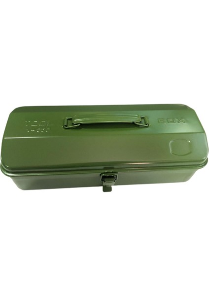 Saplı Demir Alet Kutusu Elektrikçi Çok Fonksiyonlu Kolay Erişim Kilidi Tokası Yeşil (Yurt Dışından)