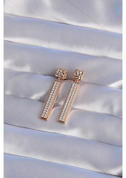 Xuping Rose Renk Zirkon Taşlı Su Yolu Küpe - TJ-BKP9353 fiyatları